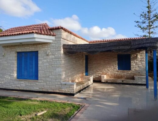 شاليه راقي للايجار بمنطقة الشاليهات بدمياط الجديدة